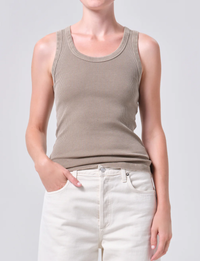 Poppy Scoop Neck Tank, Trail