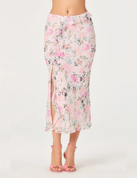 Ananda Skirt, Pink Floral
