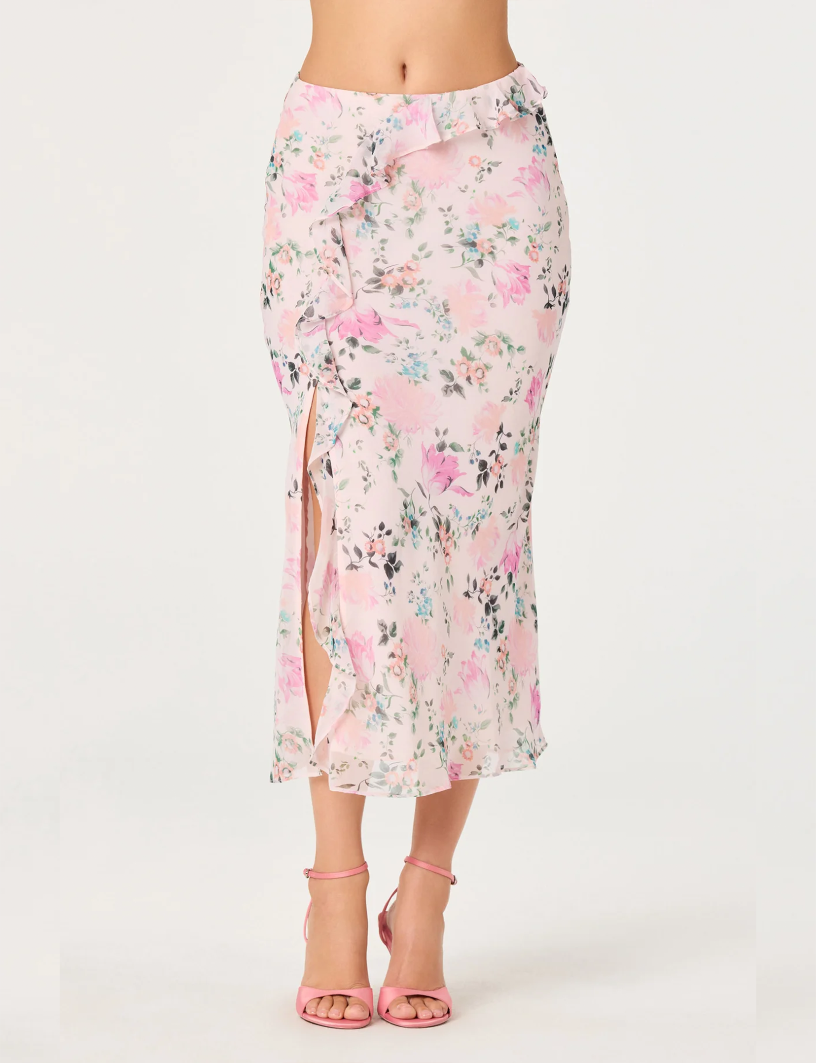 Ananda Skirt, Pink Floral