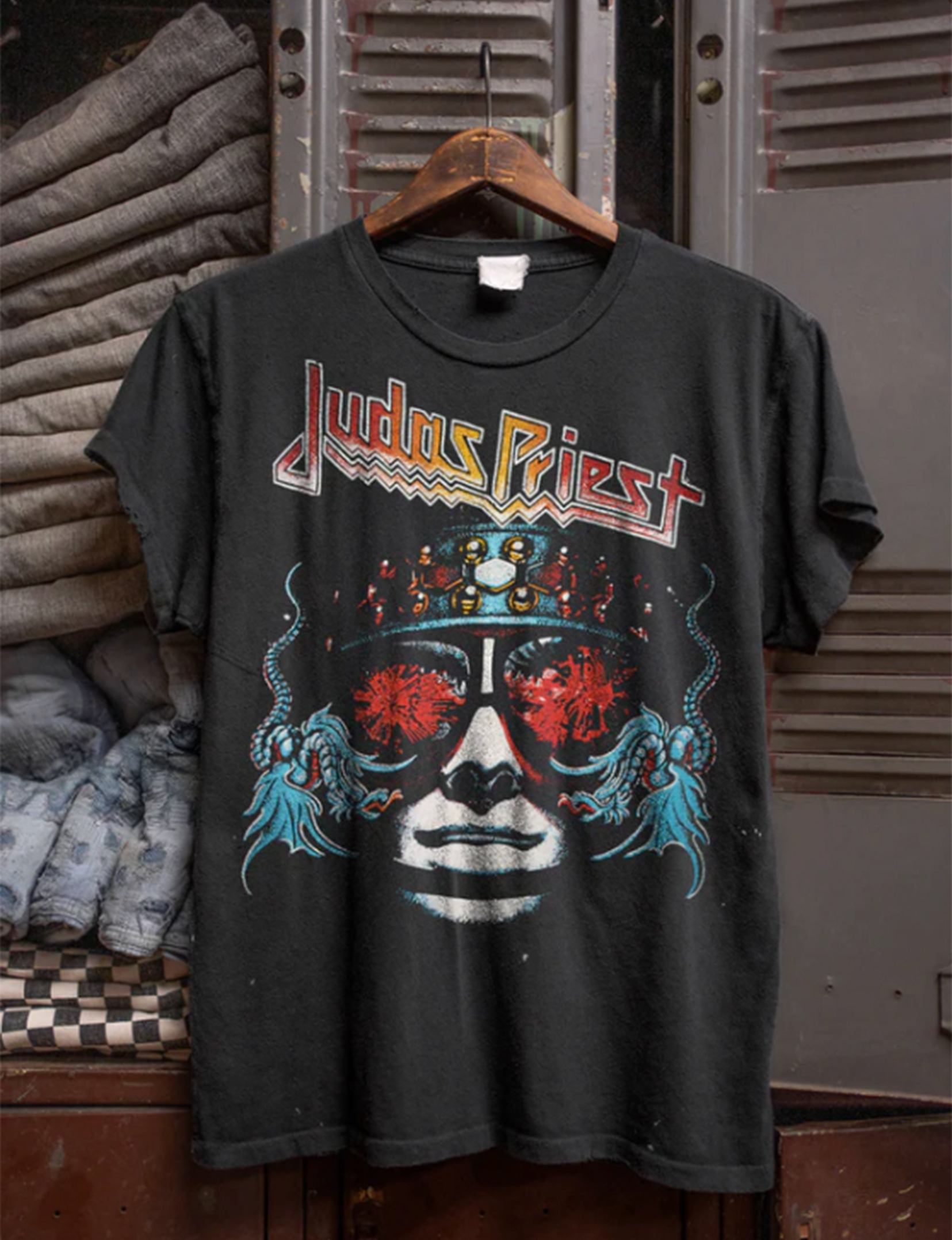 Judas Priest World Tour Crew Tee, Coal