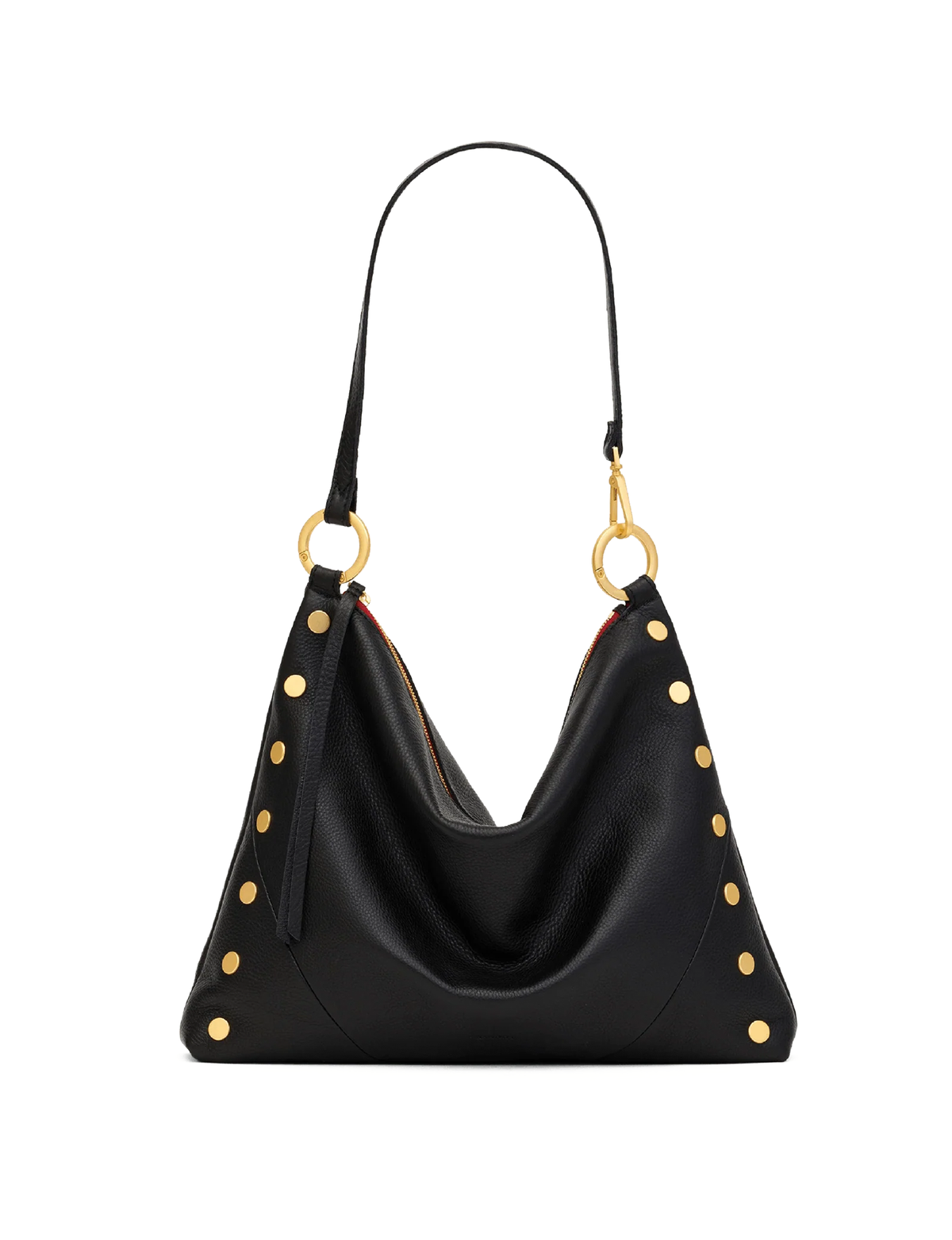 Kyle Large Handbag, Black/Brushed Gold