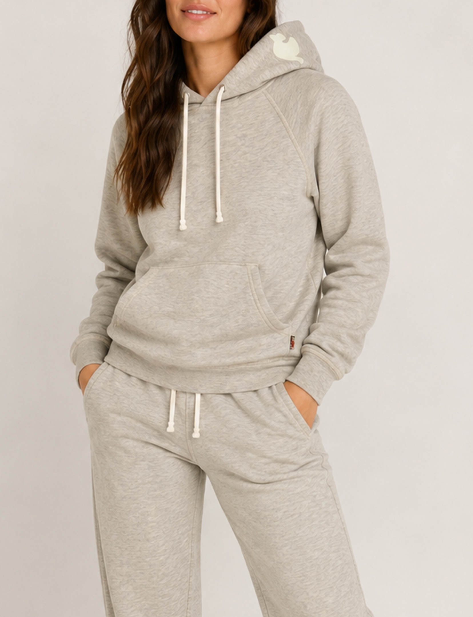 Basic Goodness Hoodie, Heather Yum/Oats