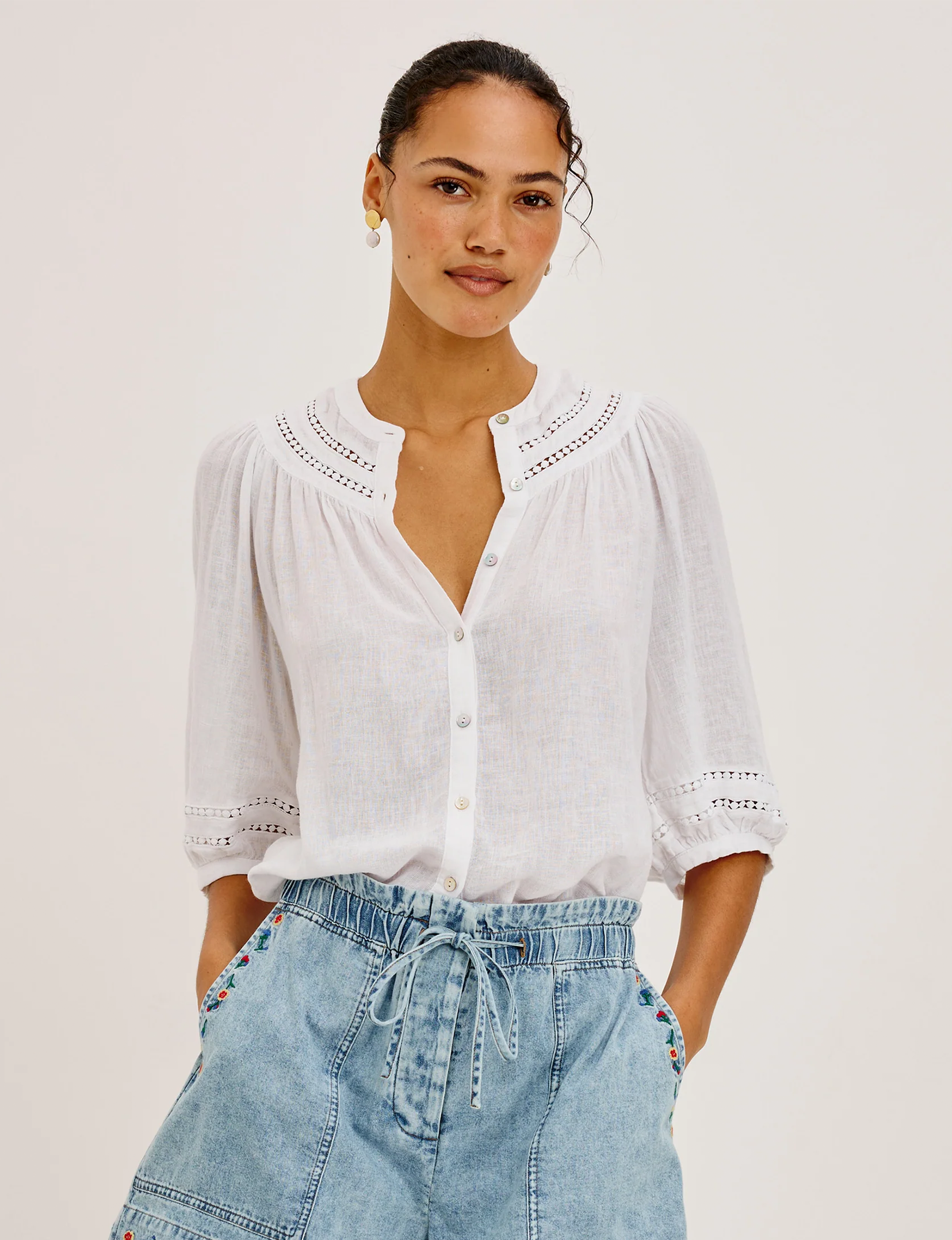 Theia Blouse, White