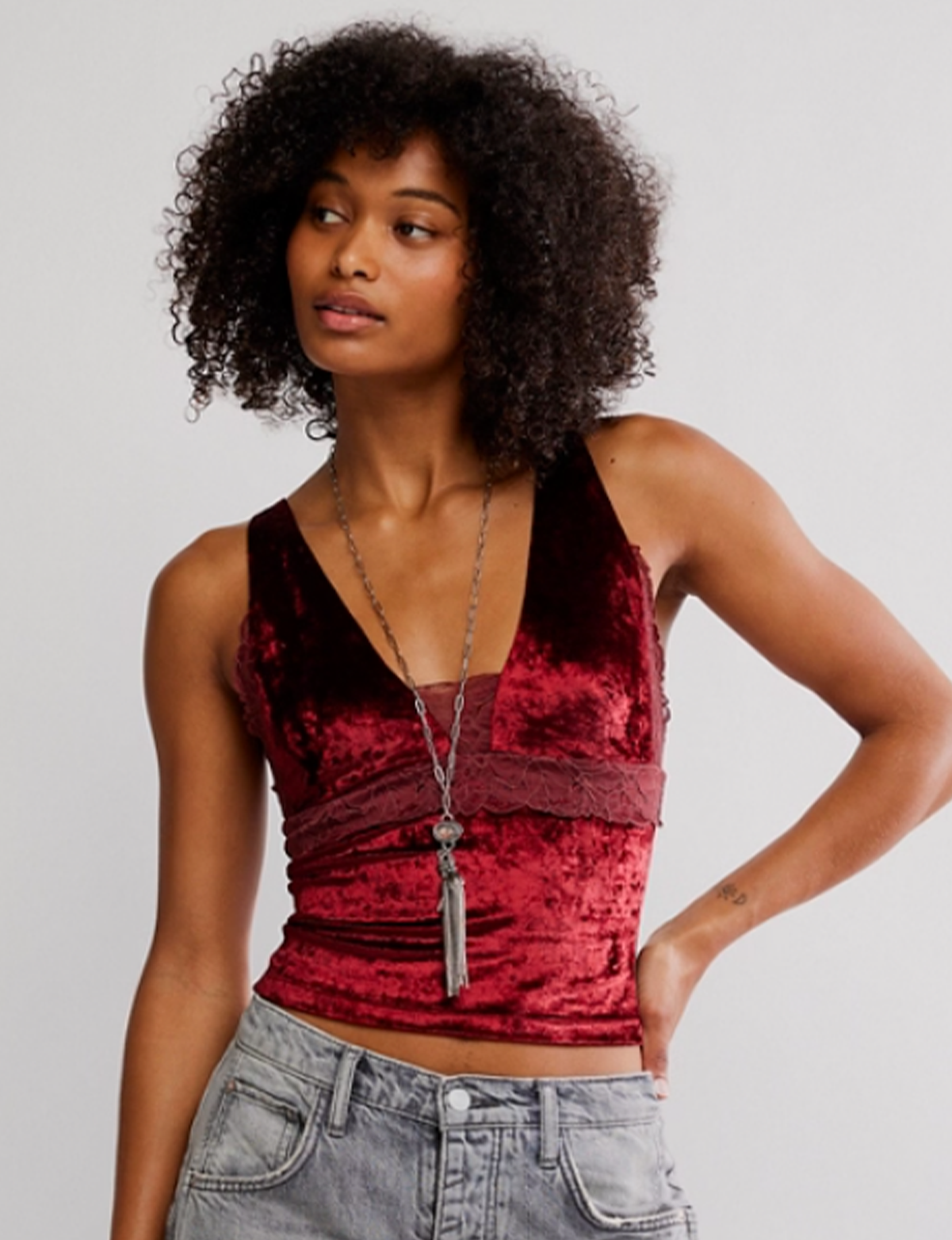 Bed of Roses Cami, Garnet Grotto