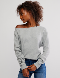 WTF Jess Long Sleeve, Heather Grey