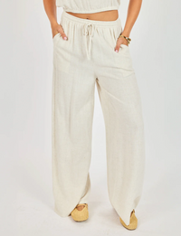 Sugarloaf Linen Pant, Oatmeal