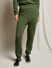 Stevie Fleece Sweatpants, Fern Green
