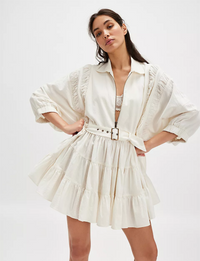 Hampton Mini Dress, Ivory