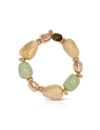 Serene Stone Bracelet, Beige
