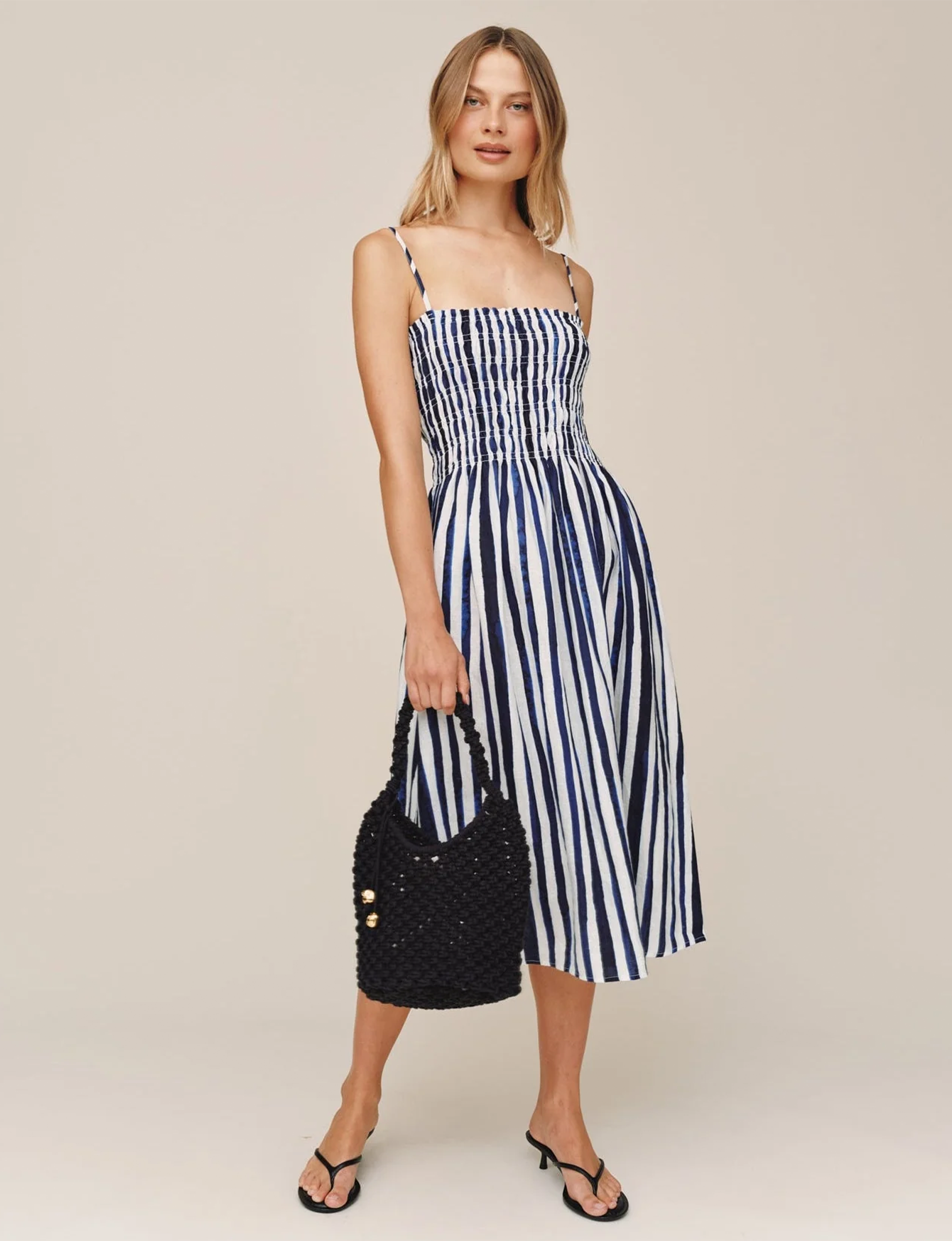 Mira Midi Dress, Painted Tides