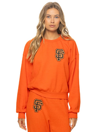SF Giants Relaxed Crew Sweatshirt, Orange