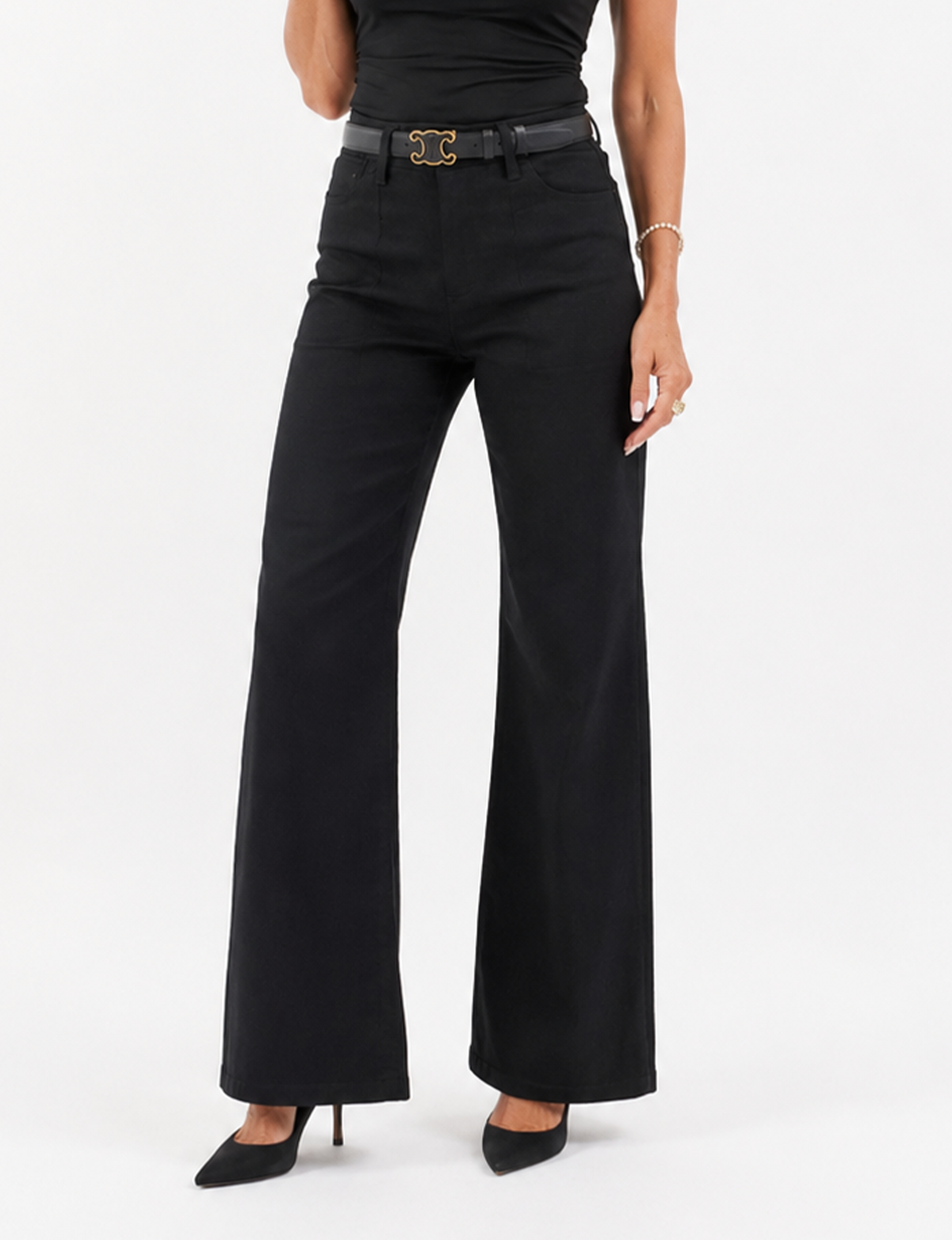 Romi Flare Pant, Black