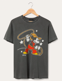 Mickey Mouse Lasso Tee, Vintage Black