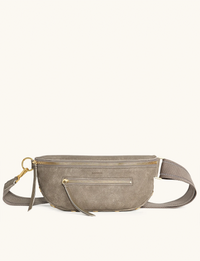 Charles Medium Crossbody, Pewter