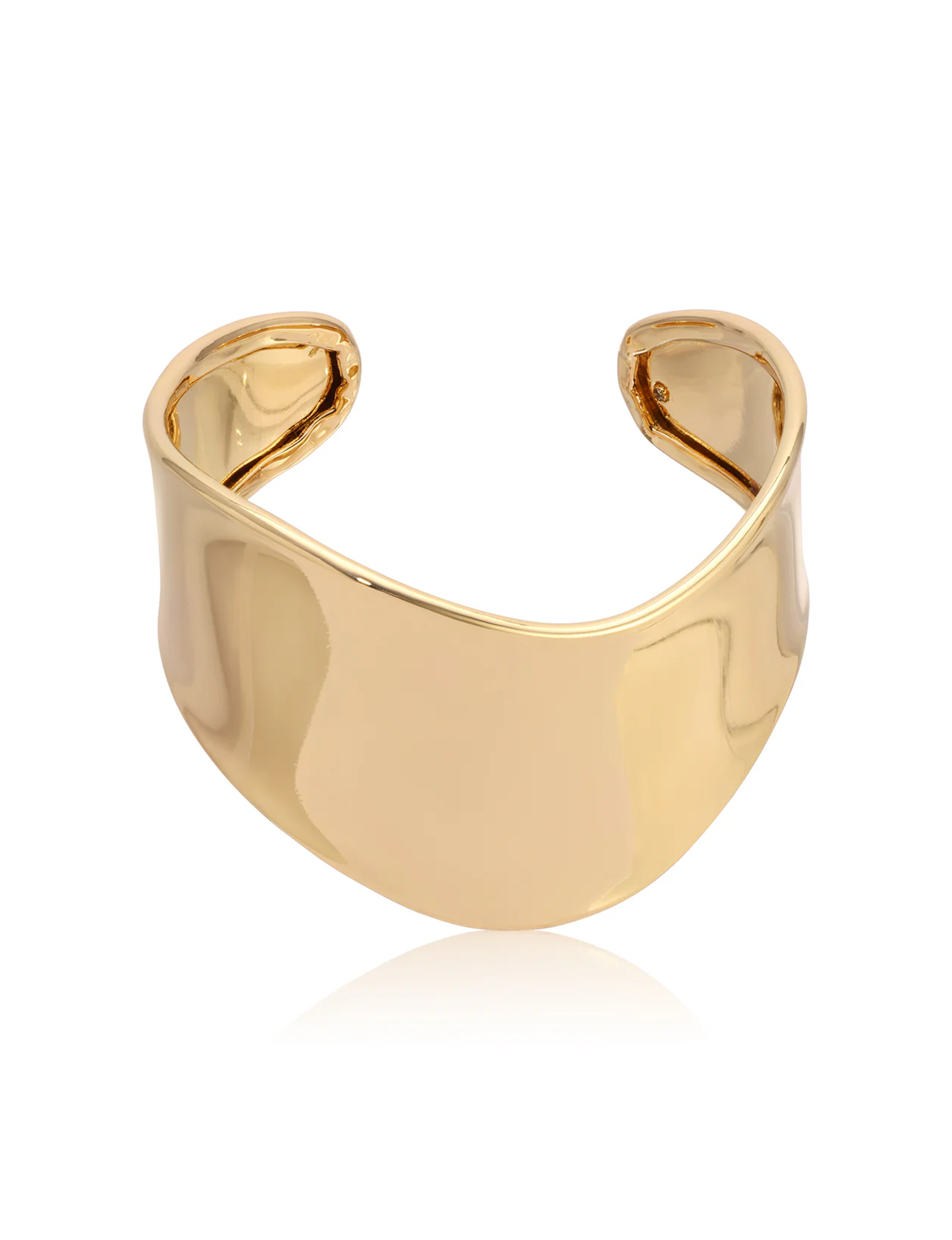 Smooth Cuff Bracelet, Gold