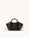 Paul Mini Handbag, Black/Brushed Gold