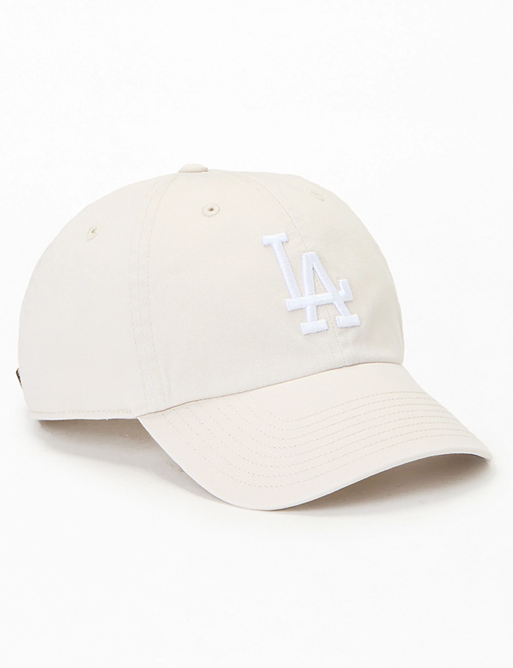 LA Dodgers Basic Ball Cap, Natural/White