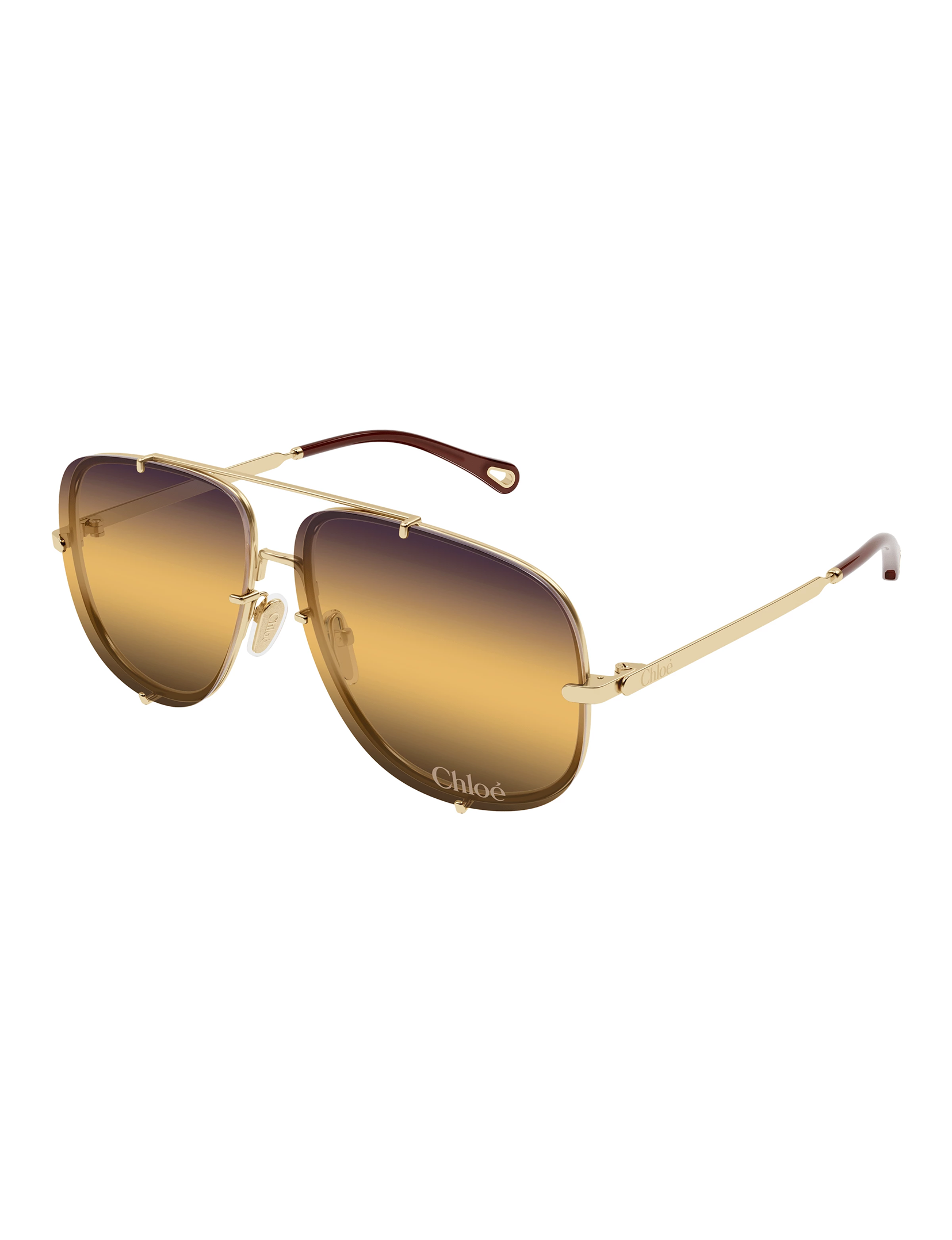 CH0348S 004 Sunglasses, Gold/Yellow