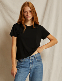 Harley Boxy Crew Tee, True Black