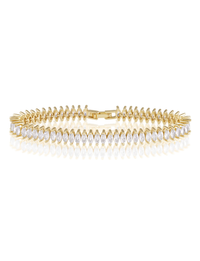 Maisley Tennis Bracelet, Gold