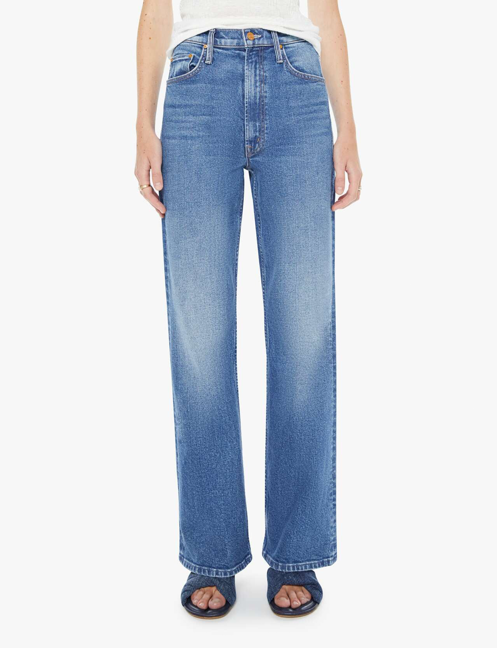 High Waisted Bookie Sneak Jean, Knick Knack Paddy Whack