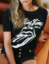 Rolling Stones Raglan Tee, Black