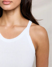 Annie Recycled Tank, White