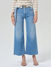 Lyra Cropped Wide Leg, Andante (Clean Hem)