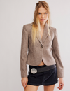 Whip Smart Blazer, Ivory