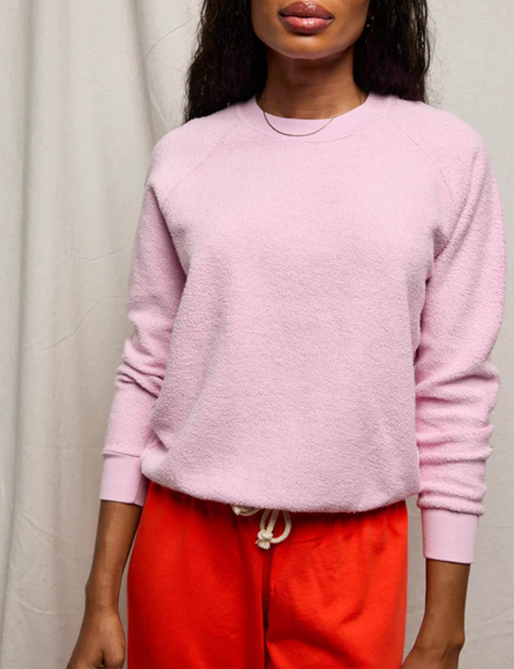 Ziggy Inside Out Sweatshirt, Sugar Pink