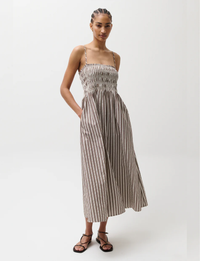 Bianca Dress, Java Stripe