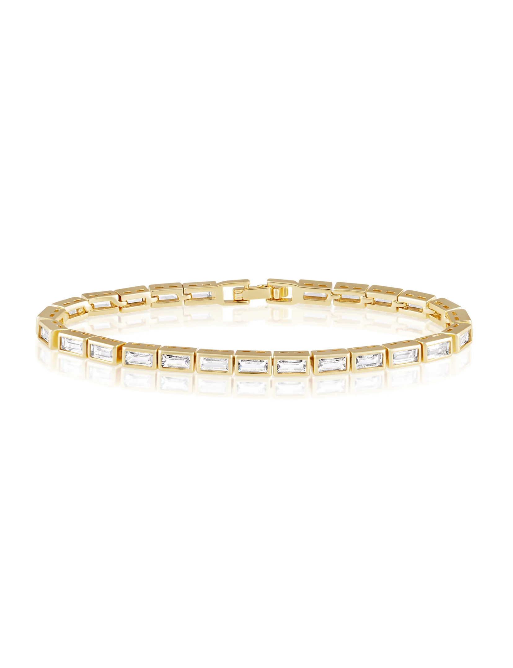 Lainey Tennis Bracelet, Gold