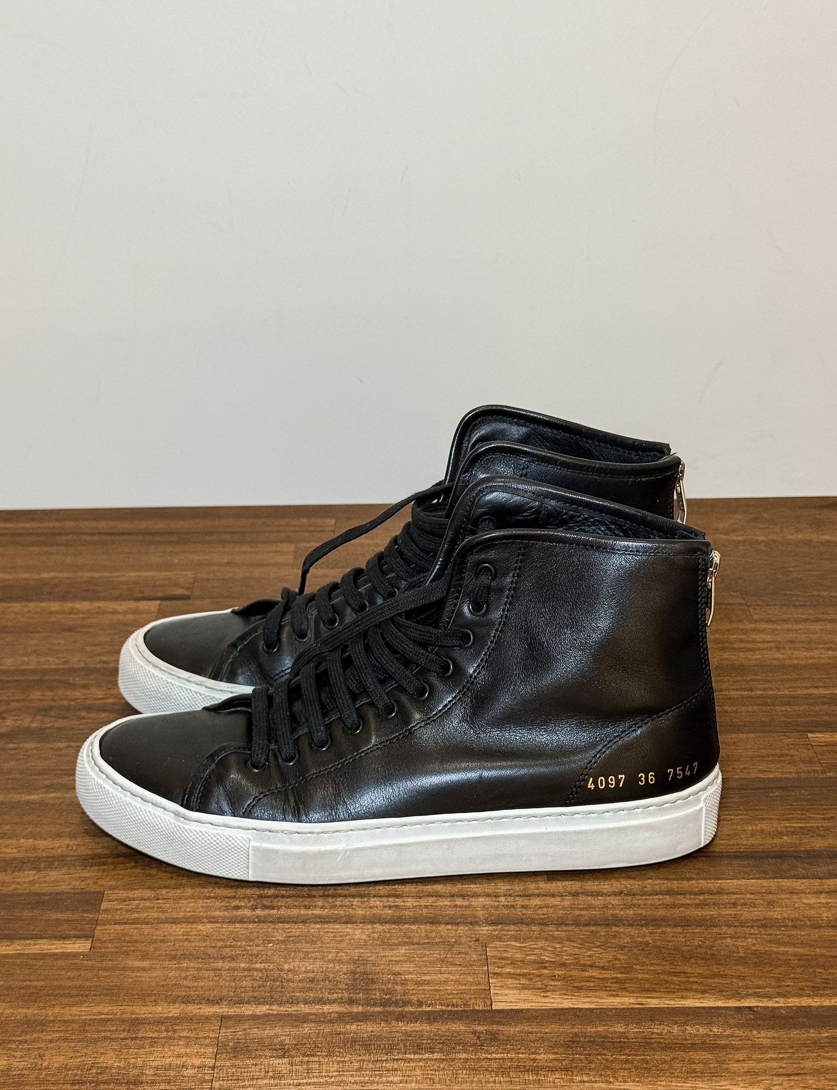 Woman by Common Project High Sneaker, Black