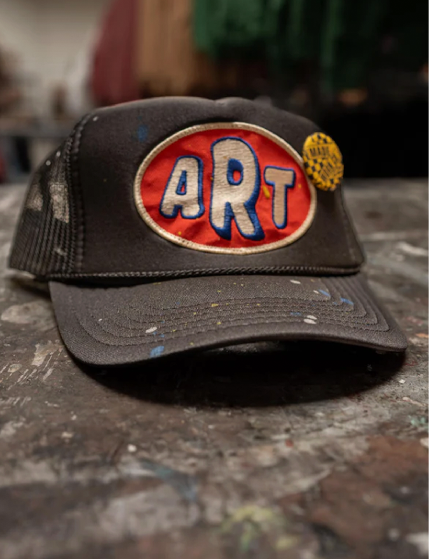 ART Trucker Hat, Black