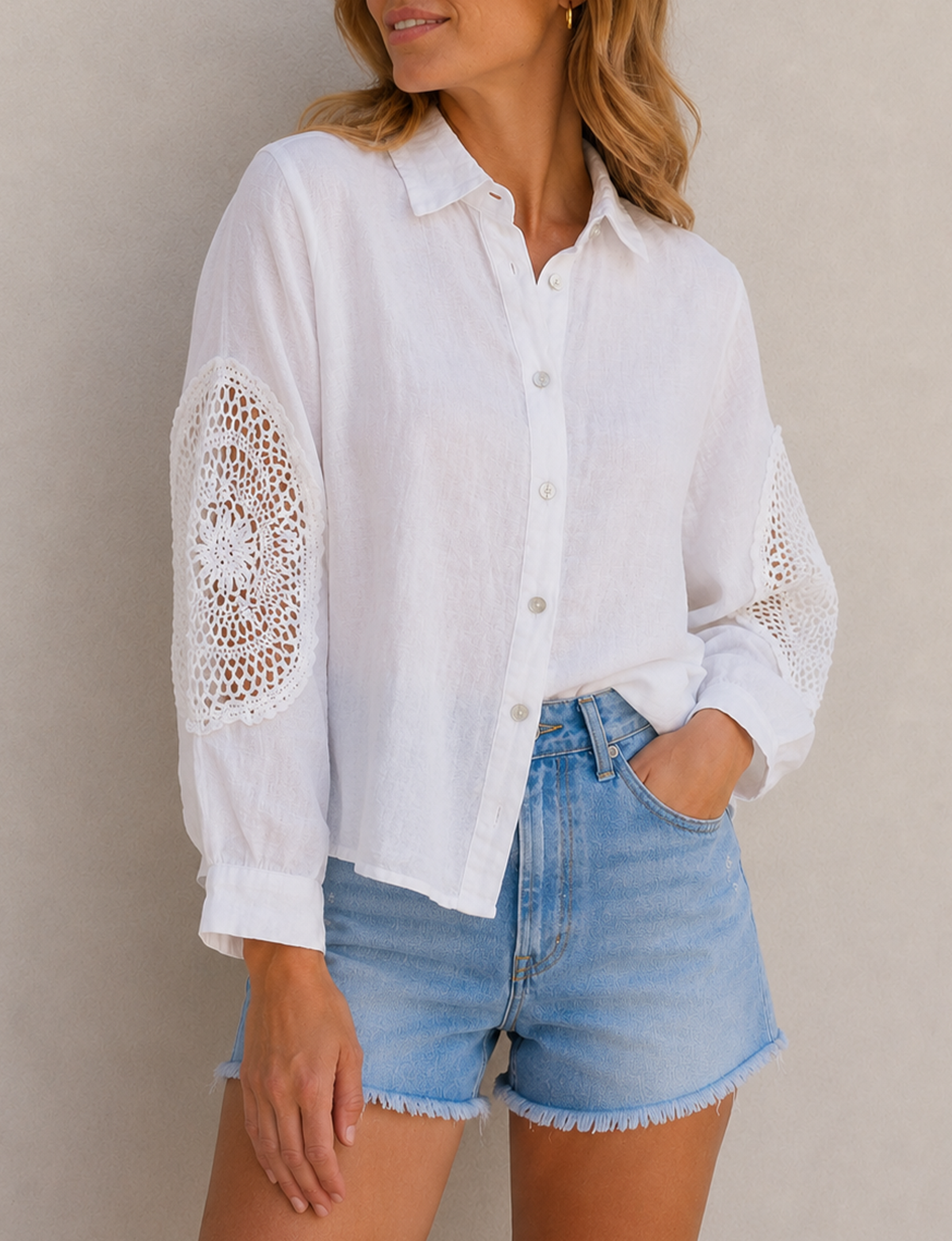 Sienna Blouse, White