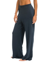 Womens Wide Leg Pocket Sweatpants, Charcoal