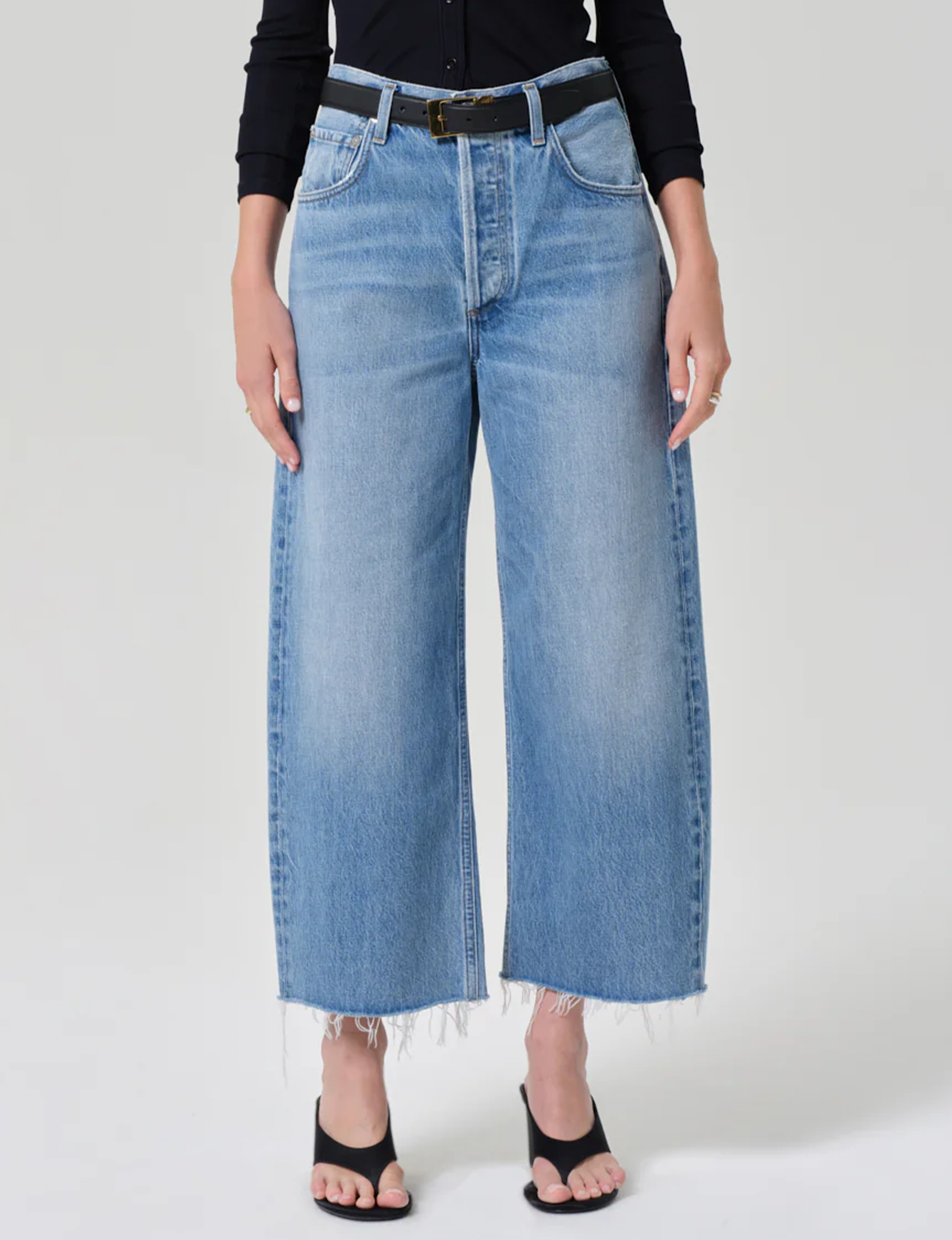 Ayla Raw Hem Crop, Honour