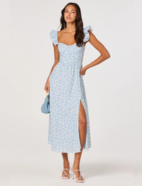 Wedelia Dress, Blue Floral