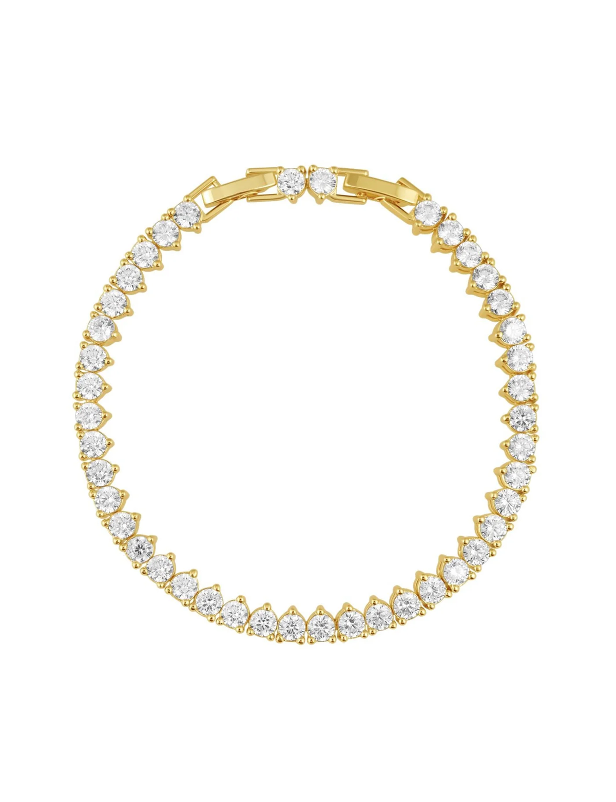 Melinda Tennis Bracelet, Gold