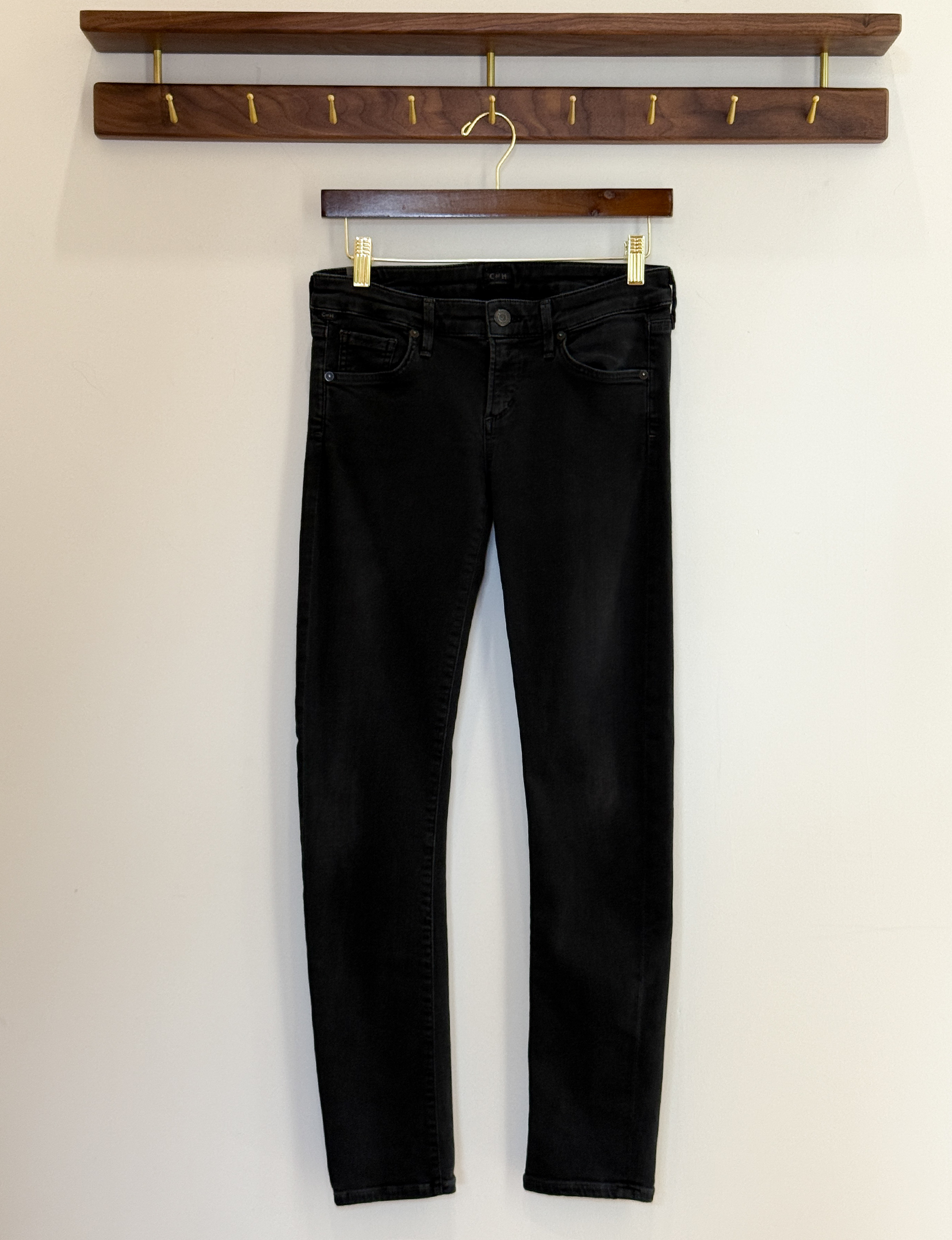 Citizens Of Humanity Racer Low Rise Skinny, Black