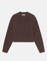 Cashmere Fleck Cardi, Brown