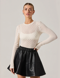 Dex Sweater Top, Cream