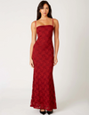 Vetiver Dress, Merlot