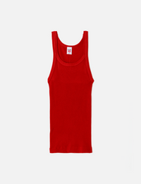 Ribbed Tank, Ruby