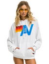 Relaxed Logo Pullover Hoodie, White