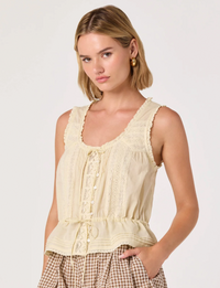 Shreya Top, Pale Yellow