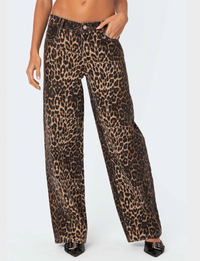 Low Rise Denim, Leopard