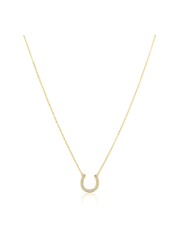 Montana Horseshoe Necklace, Gold