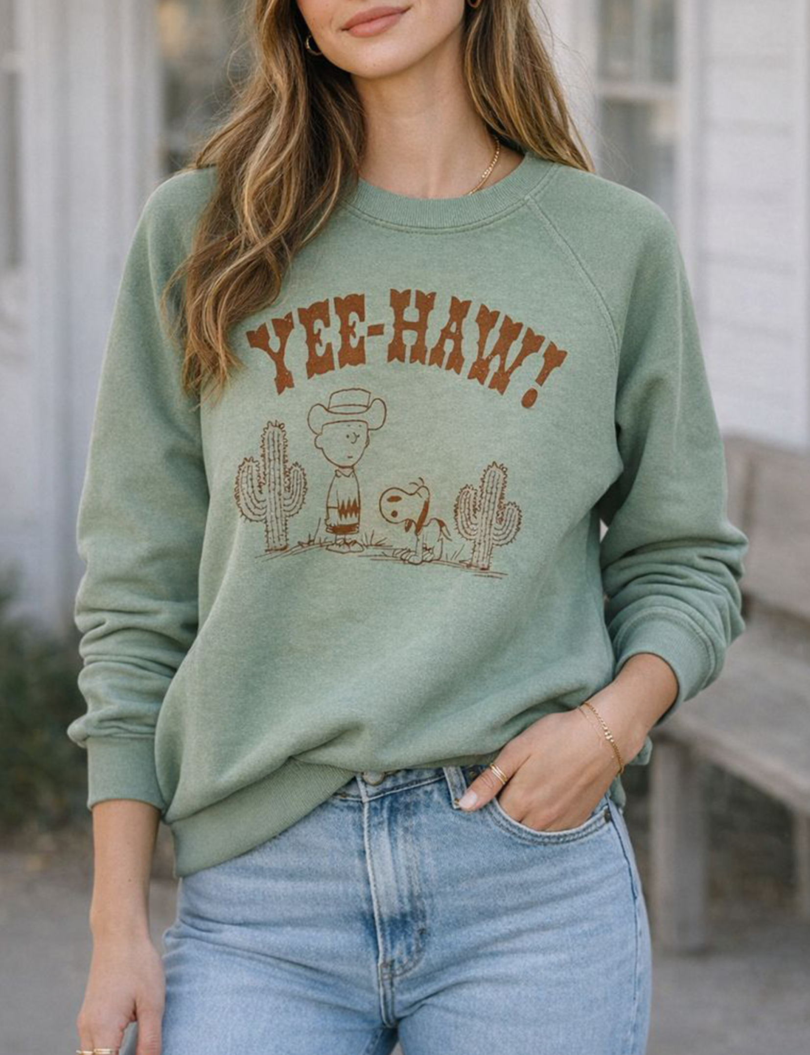 Peanuts 'Yee-Haw' Pullover, Unique