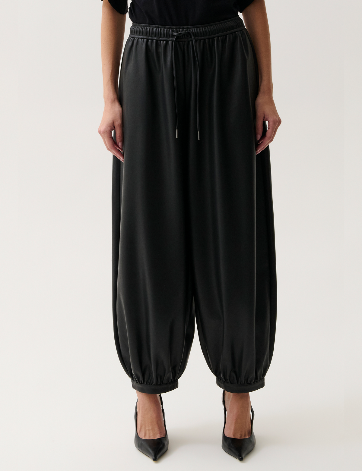 Freya Pull On Harem Pant, Black